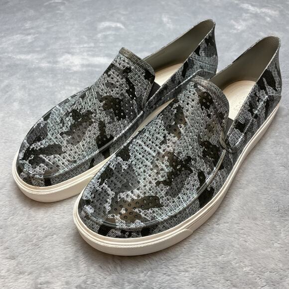 Crocs Citilane Roka Slip On Shoes Mens 11 Gray Camo Perforated Comfort Loafers - Picture 1 of 6